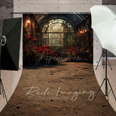 Aperturee - Aperturee Dark Lovely Greenhouse Window Sweep Photo Backdrop